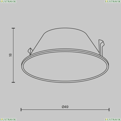 Светильник Ring057-7-GF ★ Technical — купить в интернет магазине ЛЮСТРАВИК☀