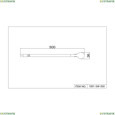 Шинопровод 1001-SW-050 ★ Favourite — купить в интернет магазине ЛЮСТРАВИК☀