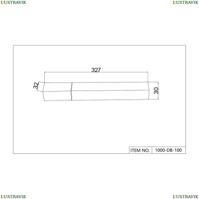 Шинопровод 1000-DB-100 ★ Favourite — купить в интернет магазине ЛЮСТРАВИК☀