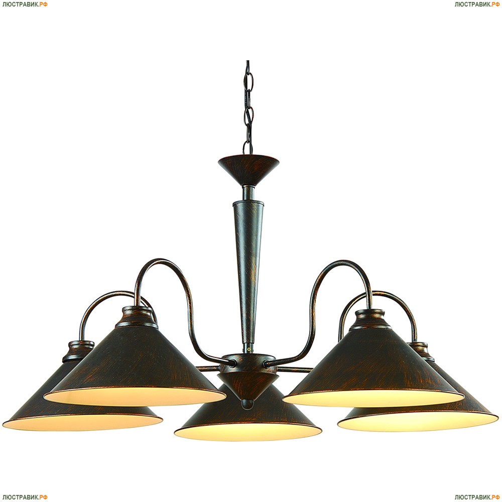 Люстра A9330LM-5BR ★Arte Lamp, Коричневый► — Купить▼