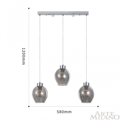Светильник 273307/3L Ni ★ Arte Milano — купить в интернет магазине ЛЮСТРАВИК☀