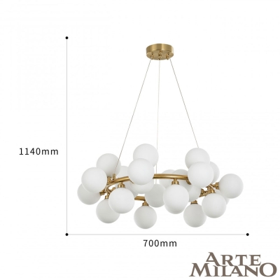 Светильник BA.55398.D700.G9.25 G ★ Arte Milano — купить в интернет магазине ЛЮСТРАВИК☀