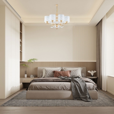 Люстру 302097/8 Wh/Gd ★ Arte Milano — купить в интернет магазине ЛЮСТРАВИК☀