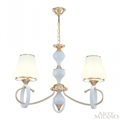 Люстру 302387/3 Wh/Gd ★ Arte Milano — купить в интернет магазине ЛЮСТРАВИК☀