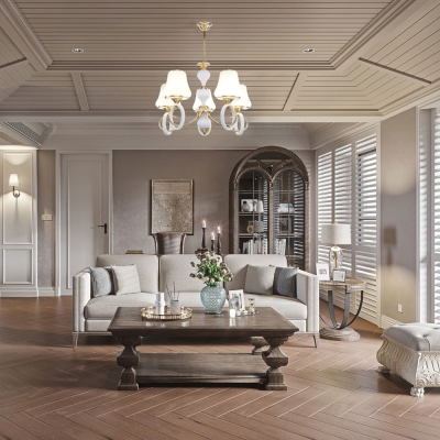 Люстру 302387/5 Wh/Gd ★ Arte Milano — купить в интернет магазине ЛЮСТРАВИК☀