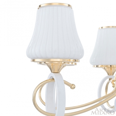 Люстру 302387/6 Wh/Gd ★ Arte Milano — купить в интернет магазине ЛЮСТРАВИК☀