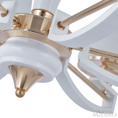 Люстру 302457/6 Wh/Gd ★ Arte Milano — купить в интернет магазине ЛЮСТРАВИК☀