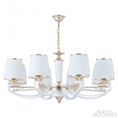 Люстру 302457/8 Wh/Gd ★ Arte Milano — купить в интернет магазине ЛЮСТРАВИК☀