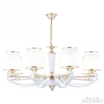 Люстру 302457/8 Wh/Gd ★ Arte Milano — купить в интернет магазине ЛЮСТРАВИК☀