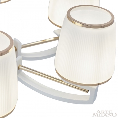 Люстру 302457/8 Wh/Gd ★ Arte Milano — купить в интернет магазине ЛЮСТРАВИК☀