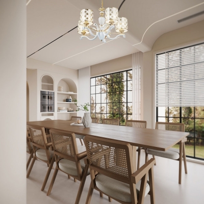 Люстру 303097/5 Wh/Gd ★ Arte Milano — купить в интернет магазине ЛЮСТРАВИК☀