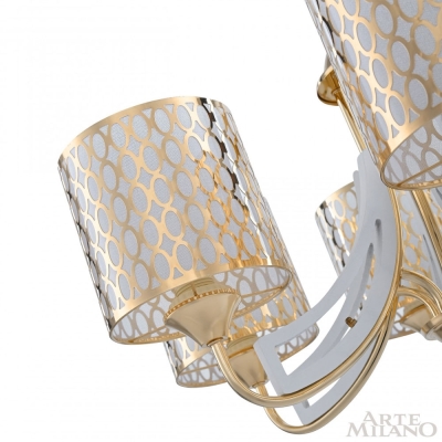 Люстру 303387/6 Wh/Gd ★ Arte Milano — купить в интернет магазине ЛЮСТРАВИК☀