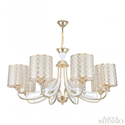 Люстру 303387/8 Wh/Gd ★ Arte Milano — купить в интернет магазине ЛЮСТРАВИК☀