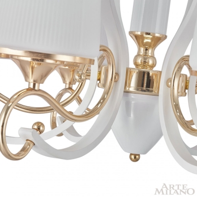 Люстру 303857/6 Wh/Gd ★ Arte Milano — купить в интернет магазине ЛЮСТРАВИК☀