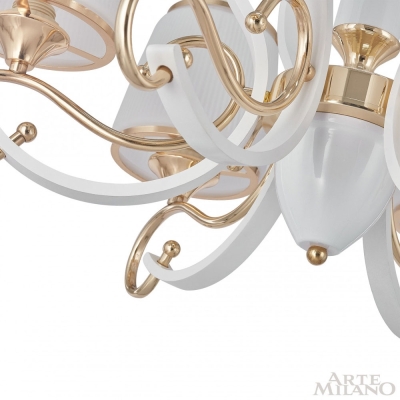 Люстру 303857/6 Wh/Gd ★ Arte Milano — купить в интернет магазине ЛЮСТРАВИК☀