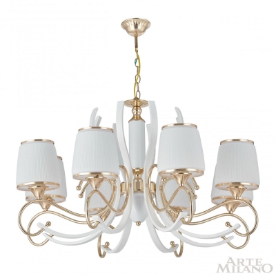 Люстру 303857/8 Wh/Gd ★ Arte Milano — купить в интернет магазине ЛЮСТРАВИК☀