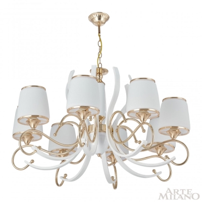 Люстру 303857/8 Wh/Gd ★ Arte Milano — купить в интернет магазине ЛЮСТРАВИК☀