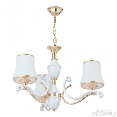Люстру 303987/3 Wh/Gd ★ Arte Milano — купить в интернет магазине ЛЮСТРАВИК☀