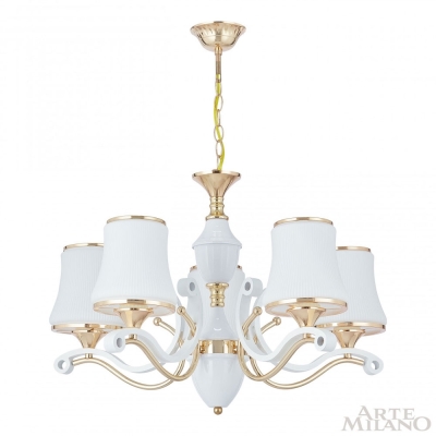 Люстру 303987/5 Wh/Gd ★ Arte Milano — купить в интернет магазине ЛЮСТРАВИК☀