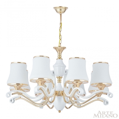 Люстру 303987/8 Wh/Gd ★ Arte Milano — купить в интернет магазине ЛЮСТРАВИК☀