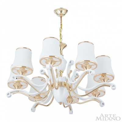 Люстру 303987/8 Wh/Gd ★ Arte Milano — купить в интернет магазине ЛЮСТРАВИК☀