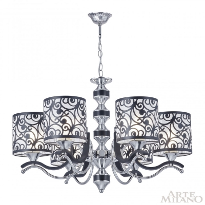 Люстру 304957/6 Bk/Ni ★ Arte Milano — купить в интернет магазине ЛЮСТРАВИК☀