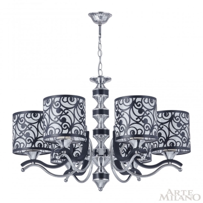 Люстру 304957/6 Bk/Ni ★ Arte Milano — купить в интернет магазине ЛЮСТРАВИК☀