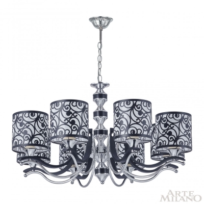 Люстру 304957/8 Bk/Ni ★ Arte Milano — купить в интернет магазине ЛЮСТРАВИК☀