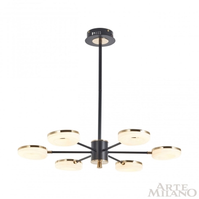 Люстру 277499/6 BK/GD ★ Arte Milano — купить в интернет магазине ЛЮСТРАВИК☀