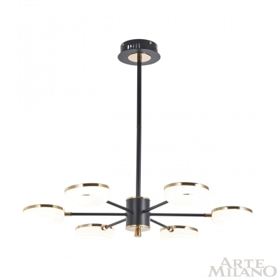 Люстру 277499/6 BK/GD ★ Arte Milano — купить в интернет магазине ЛЮСТРАВИК☀