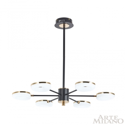 Люстру 277499/6 BK/GD ★ Arte Milano — купить в интернет магазине ЛЮСТРАВИК☀