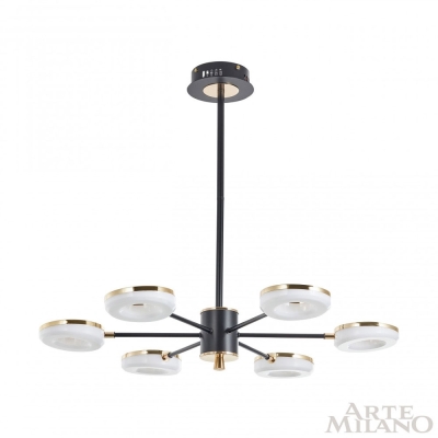 Люстру 277499/6 BK/GD ★ Arte Milano — купить в интернет магазине ЛЮСТРАВИК☀