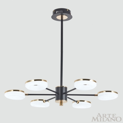 Люстру 277499/6 BK/GD ★ Arte Milano — купить в интернет магазине ЛЮСТРАВИК☀