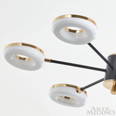 Люстру 277499/6 BK/GD ★ Arte Milano — купить в интернет магазине ЛЮСТРАВИК☀