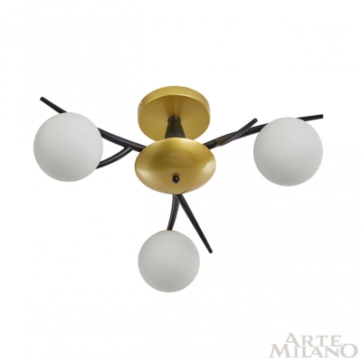 Люстру 273408/3 BK/GD ★ Arte Milano — купить в интернет магазине ЛЮСТРАВИК☀