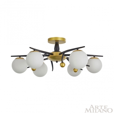 Люстру 273408/6 BK/GD ★ Arte Milano — купить в интернет магазине ЛЮСТРАВИК☀