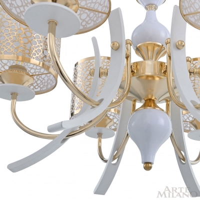 Люстру 306067/6 Wh/Gd ★ Arte Milano — купить в интернет магазине ЛЮСТРАВИК☀