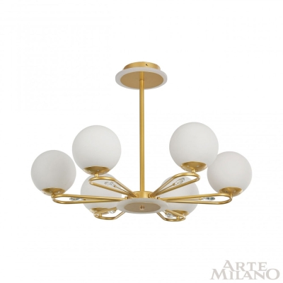 Люстру 277138/6 GD ★ Arte Milano — купить в интернет магазине ЛЮСТРАВИК☀