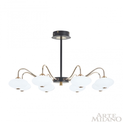 Люстру 273908/8 BK/GD ★ Arte Milano — купить в интернет магазине ЛЮСТРАВИК☀