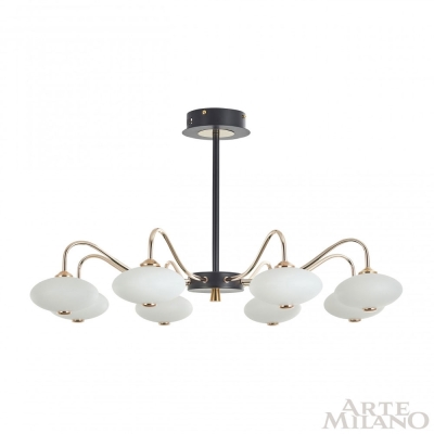 Люстру 273908/8 BK/GD ★ Arte Milano — купить в интернет магазине ЛЮСТРАВИК☀