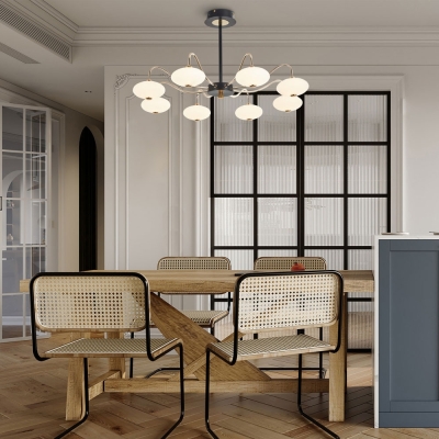 Люстру 273908/8 BK/GD ★ Arte Milano — купить в интернет магазине ЛЮСТРАВИК☀