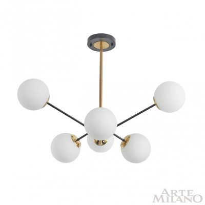 Люстру 279808/6 BK/GD ★ Arte Milano — купить в интернет магазине ЛЮСТРАВИК☀