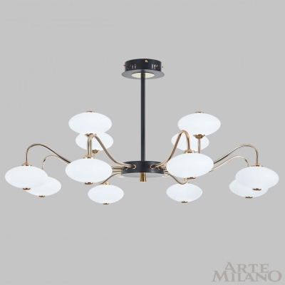 Люстру 273908/12 BK/GD ★ Arte Milano — купить в интернет магазине ЛЮСТРАВИК☀