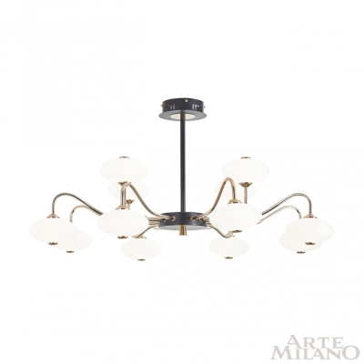 Люстру 273908/12 BK/GD ★ Arte Milano — купить в интернет магазине ЛЮСТРАВИК☀