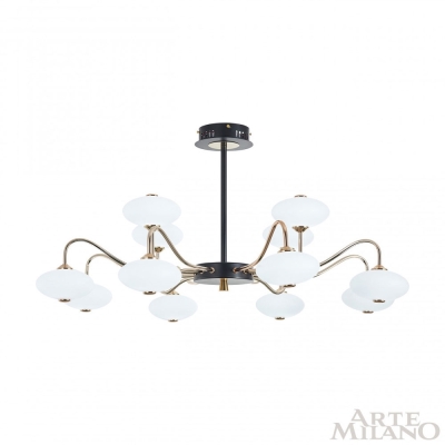 Люстру 273908/12 BK/GD ★ Arte Milano — купить в интернет магазине ЛЮСТРАВИК☀