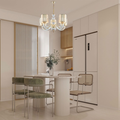 Люстру 308857/5 Wh/Gd ★ Arte Milano — купить в интернет магазине ЛЮСТРАВИК☀