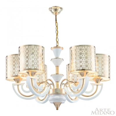 Люстру 308857/6 Wh/Gd ★ Arte Milano — купить в интернет магазине ЛЮСТРАВИК☀