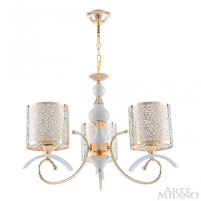 Люстру 309787/3 Wh/Gd ★ Arte Milano — купить в интернет магазине ЛЮСТРАВИК☀