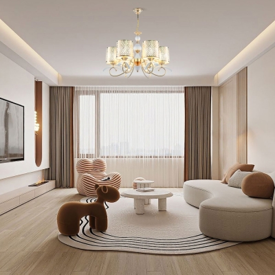 Люстру 309787/6 Wh/Gd ★ Arte Milano — купить в интернет магазине ЛЮСТРАВИК☀