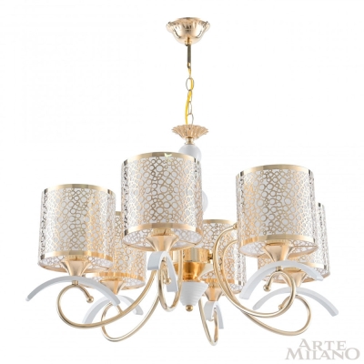 Люстру 309787/6 Wh/Gd ★ Arte Milano — купить в интернет магазине ЛЮСТРАВИК☀